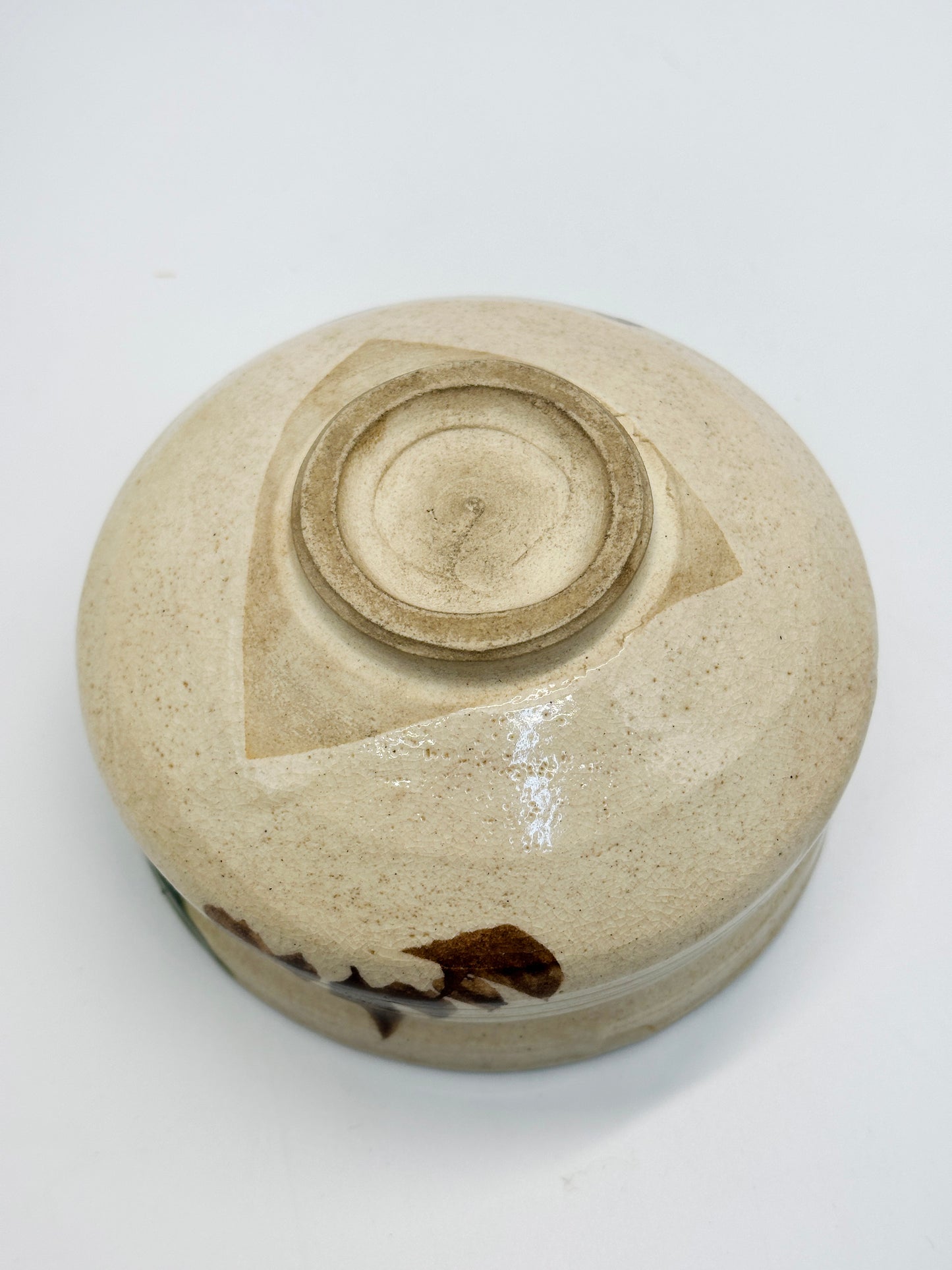 TC74 - Tazón Chawan para Matcha de Oribe-yaki 織部焼
