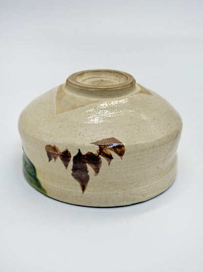 TC74 - Tazón Chawan para Matcha de Oribe-yaki 織部焼