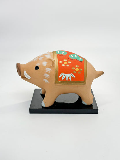 FT343 - Boar Kyo Ningyo by Oda Masuzo 小田益三