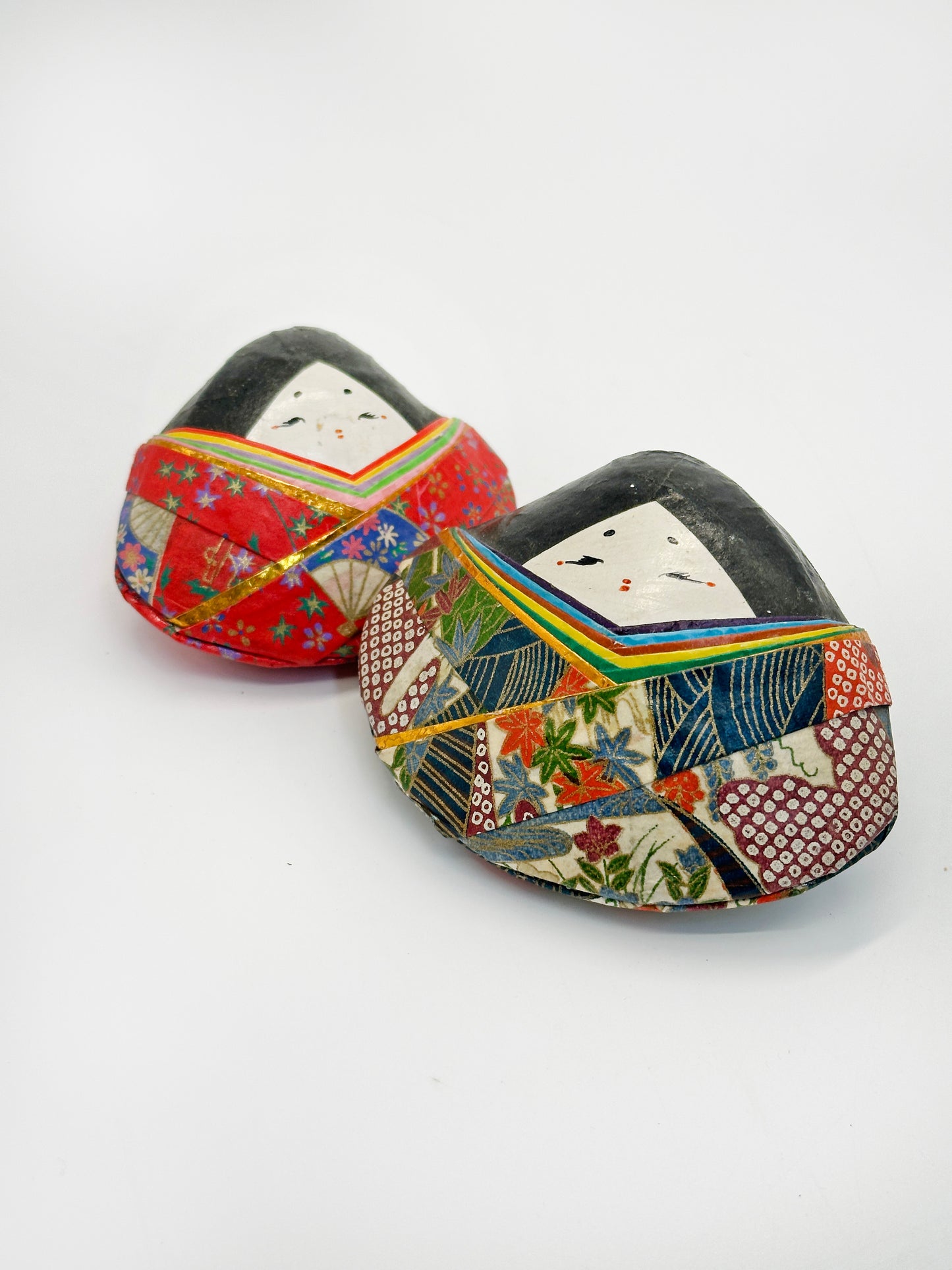 FT344 - Muñecas Hina de papel Washi Kai Hina Ningyō 貝雛人形