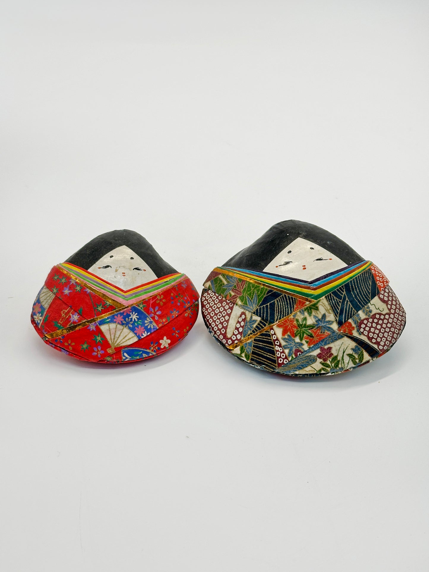 FT344 - Muñecas Hina de papel Washi Kai Hina Ningyō 貝雛人形