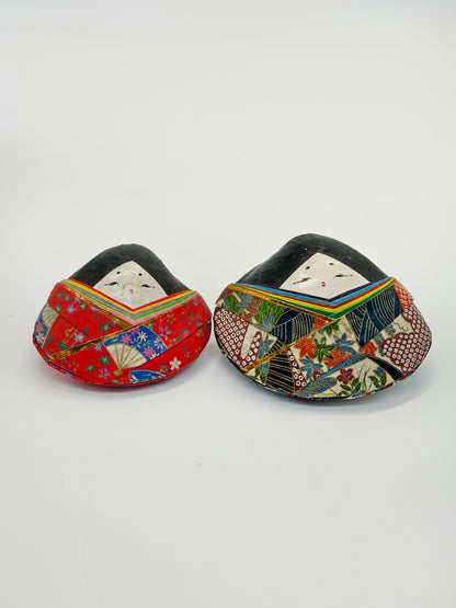 FT344 - Muñecas Hina de papel Washi Kai Hina Ningyō 貝雛人形