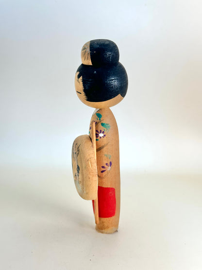 K15082 - Omiyage Kokeshi Pilgrim Girl Doll 娘巡礼人形