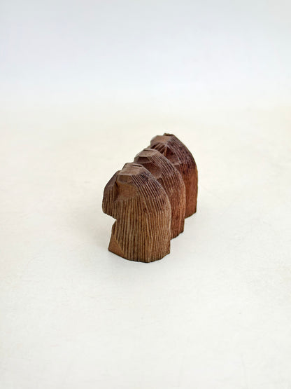 FT491 - The three wise monkeys Nikkō folk craft 三猿