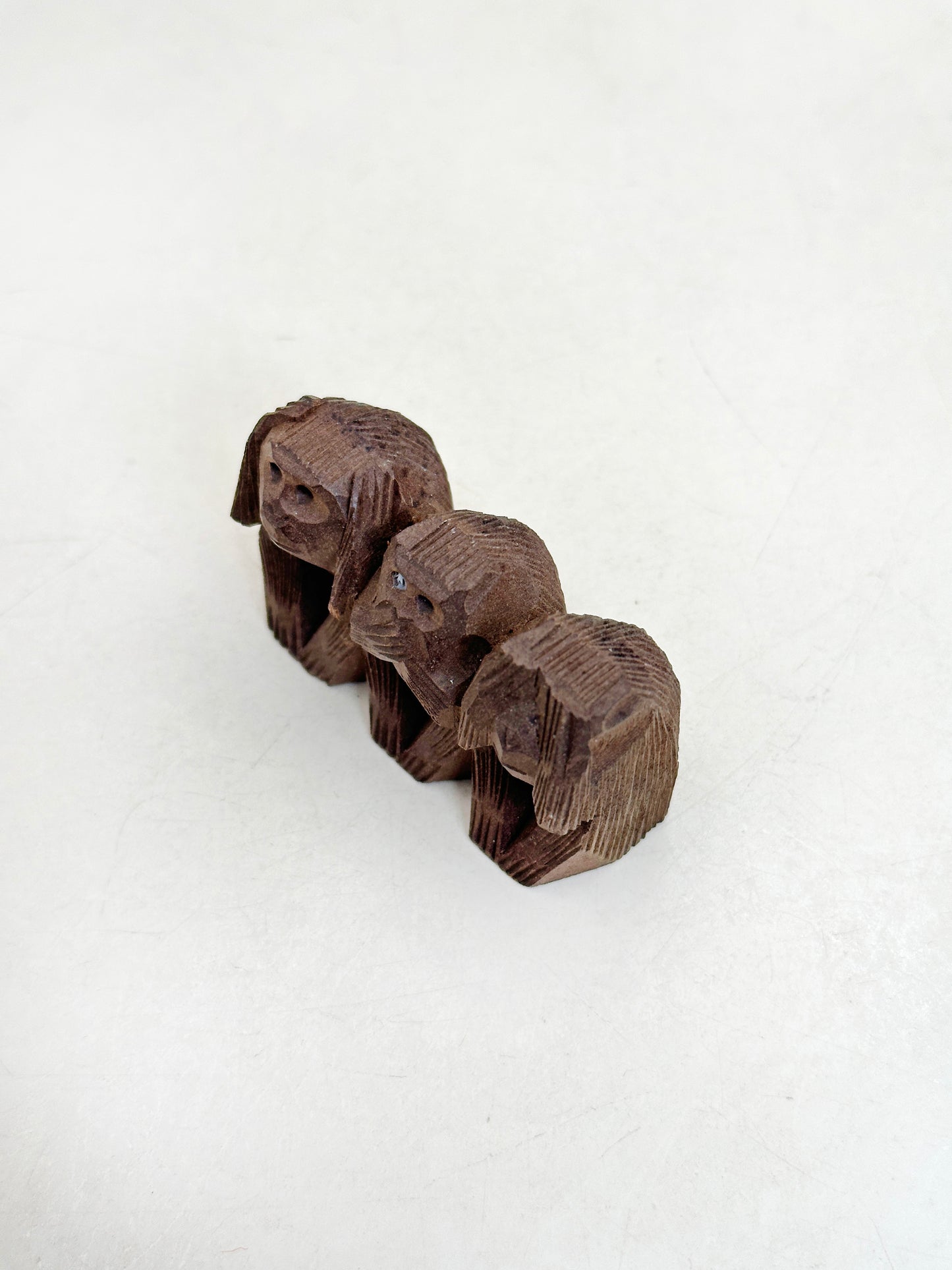 FT491 - The three wise monkeys Nikkō folk craft 三猿