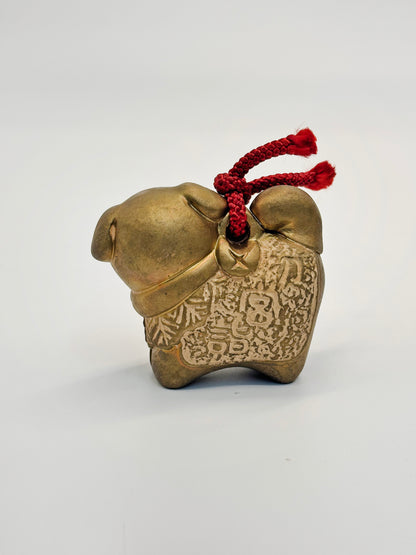 CB204 - Dog Clay Bell Dorei from Atsuta Jingū 熱田神宮