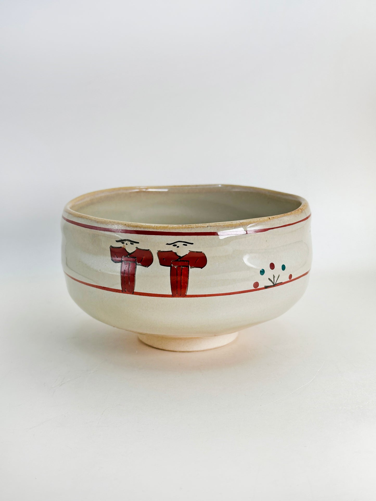 TC77 - Matcha Bowl Chawan of Akahada-yaki 赤膚焼