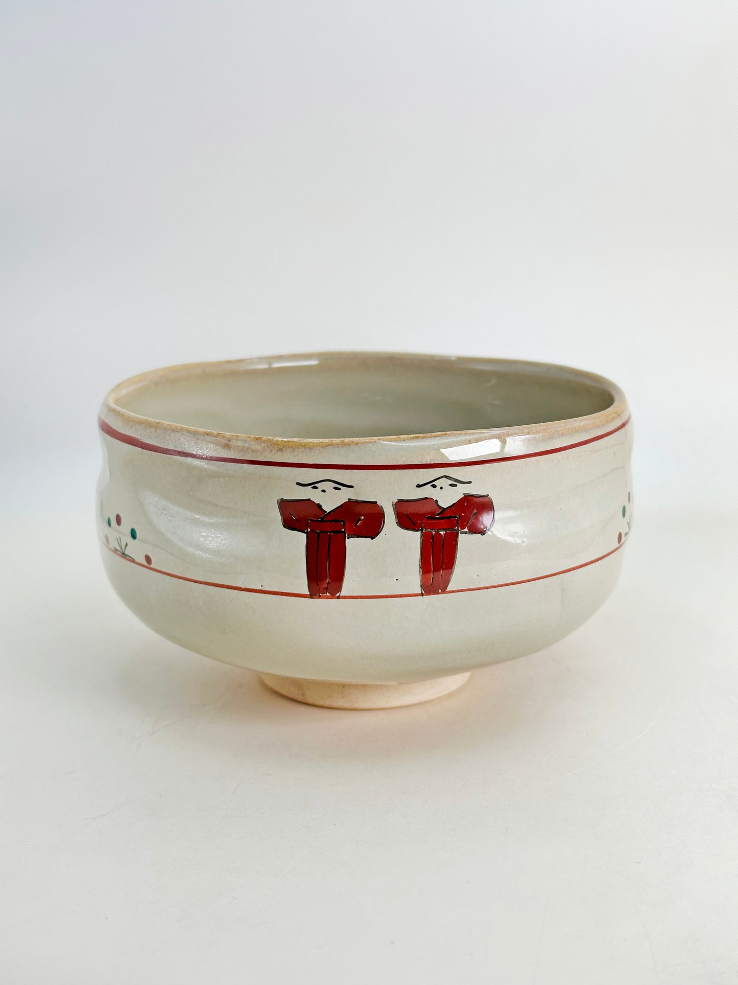 TC77 - Matcha Bowl Chawan of Akahada-yaki 赤膚焼