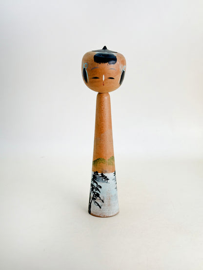 K15126 - Omiyage kokeshi doll︱Shirakaba Lake 白樺湖