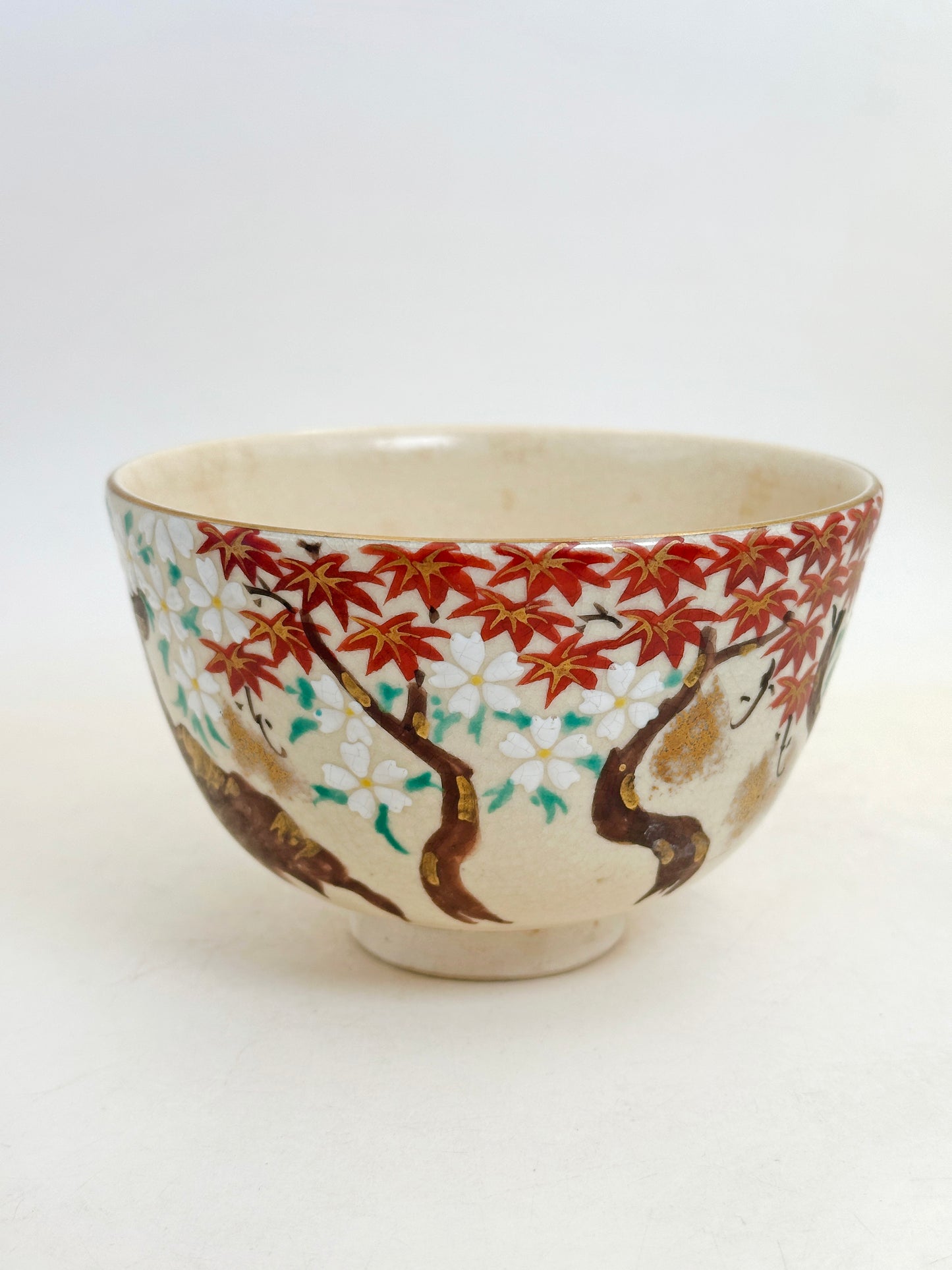 TC110 -  Kiyomizu-yaki Chawan Matcha Bowl 清水焼
