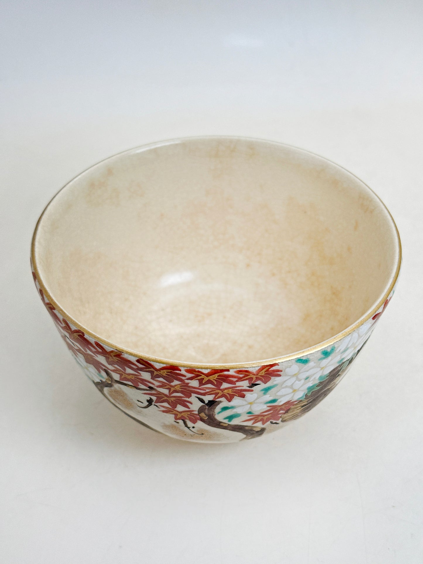 TC110 -  Kiyomizu-yaki Chawan Matcha Bowl 清水焼