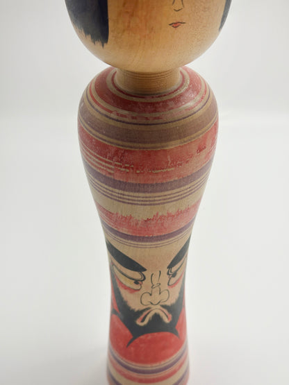 K45001 - Tsugaru Kokeshi by Sato Zenni 佐藤善二