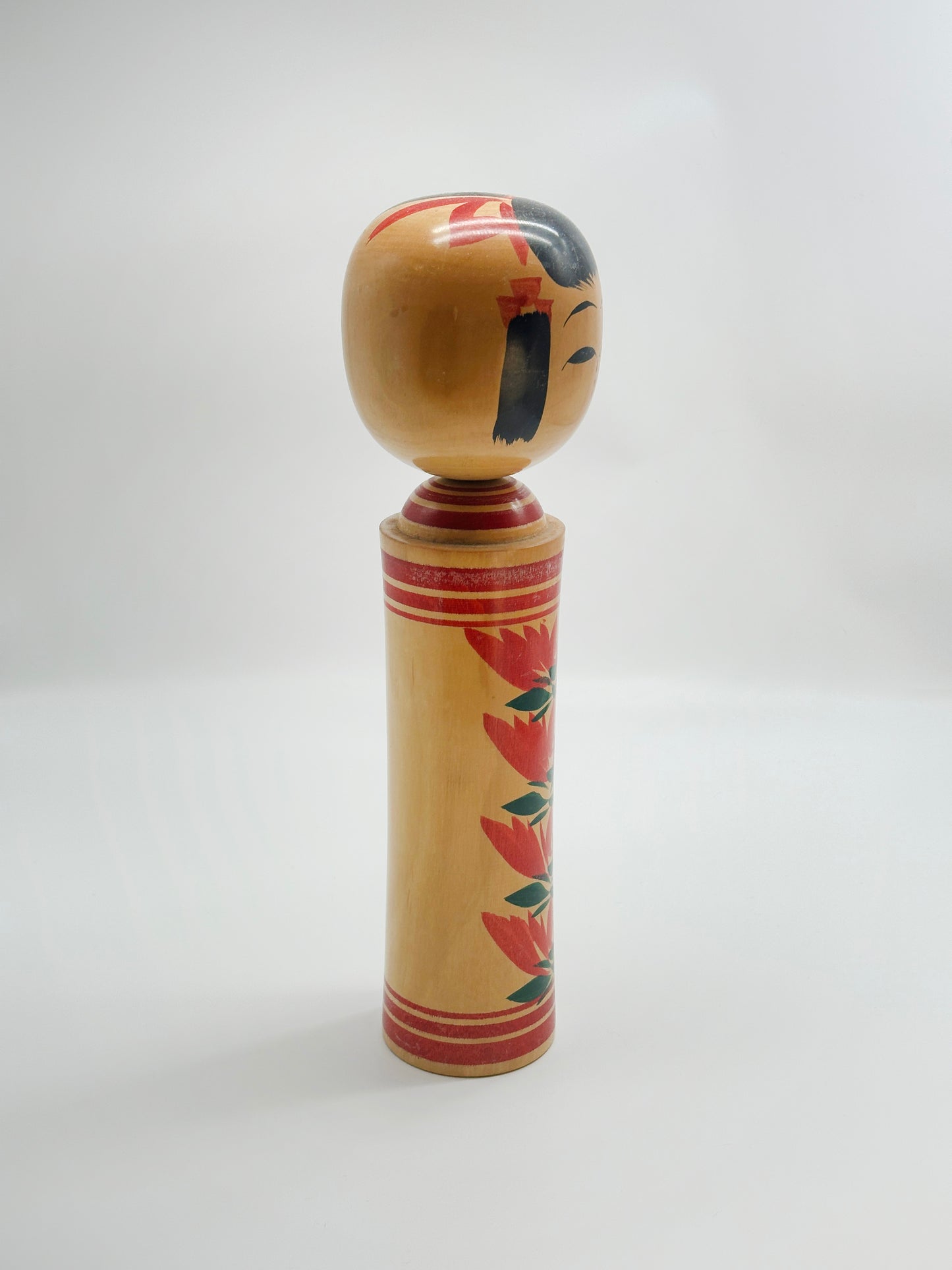 K35009 - Traditional Togatta Kokeshi by Satō Yasuo 佐藤保男