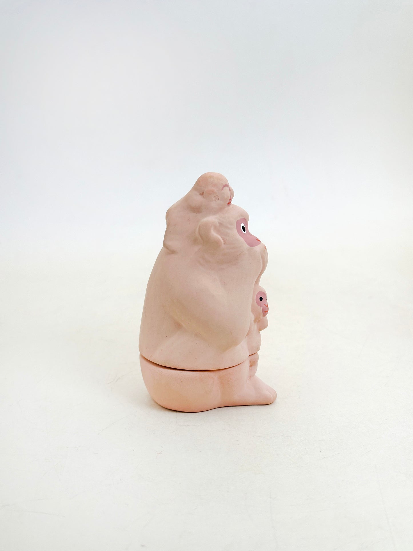 TB319 -  Wise Monkeys Kyō Ningyō Kogo Box 京人形