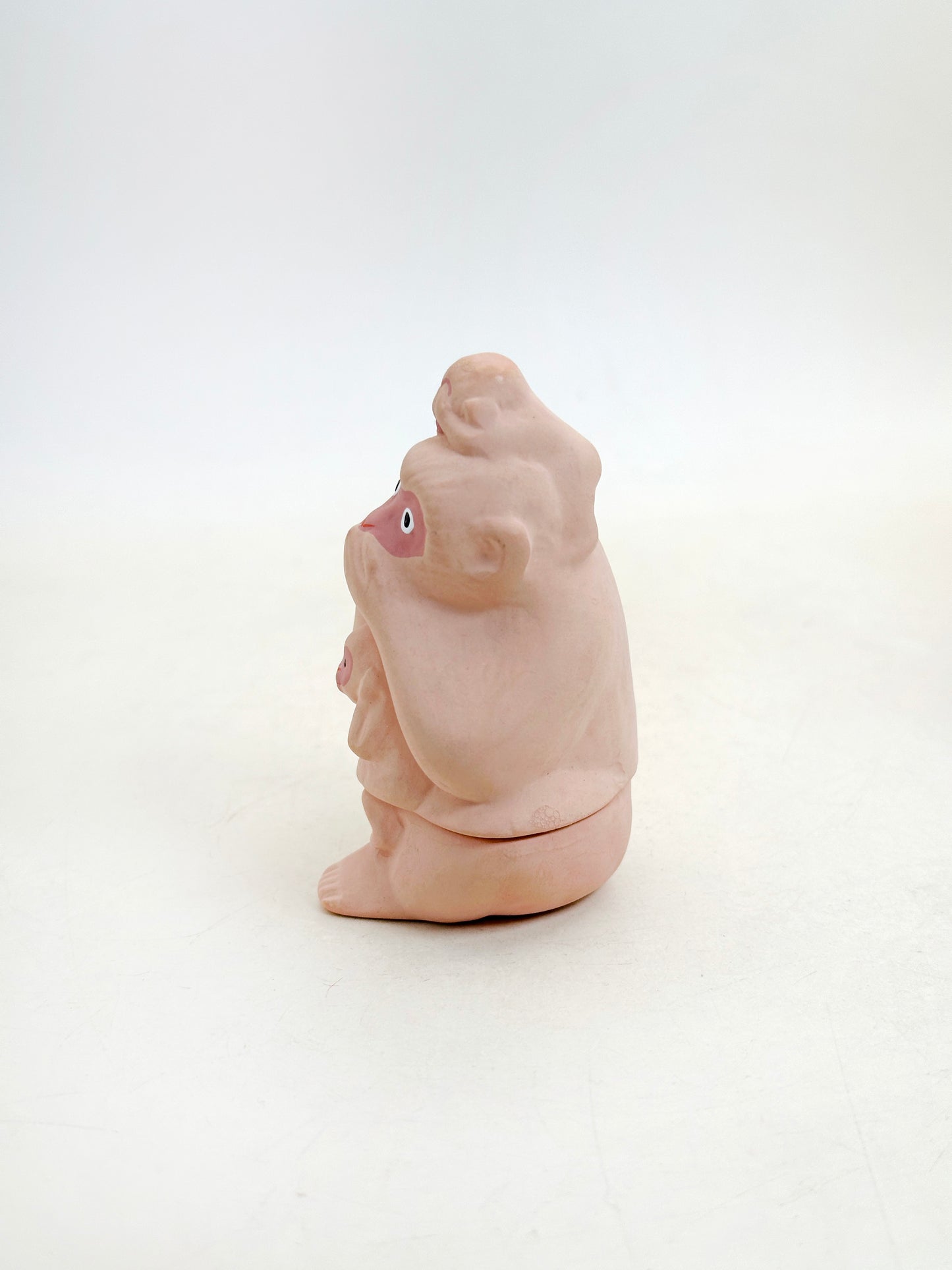 TB319 -  Wise Monkeys Kyō Ningyō Kogo Box 京人形