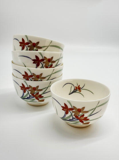TB59 - Japanese tea cups by Kōzan Kiln 幸山窯