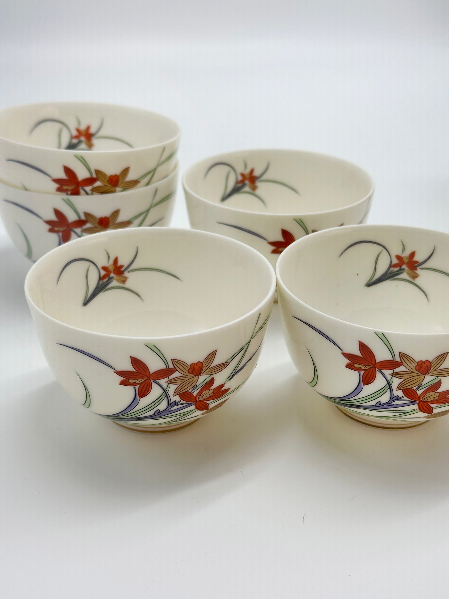 TB59 - Japanese tea cups by Kōzan Kiln 幸山窯