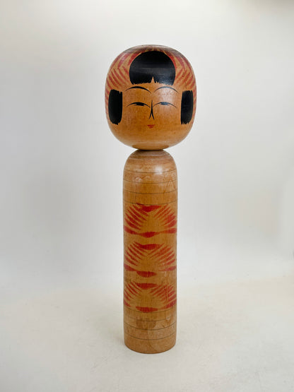 K30060 - Traditional Togatta kokeshi by Takeji Yamao 山尾武治