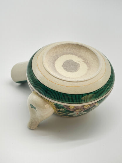 TB64 - Vintage Kutani-yaki Yoshidaya Teapot 九谷焼 吉田屋