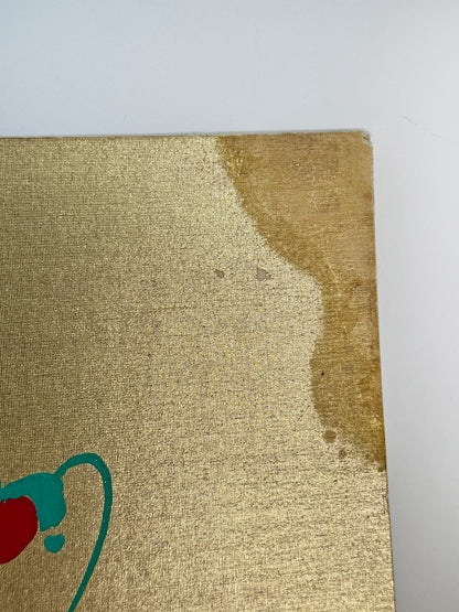 SHP263 - Hand Painted Shikishi of Poppies 芥子図