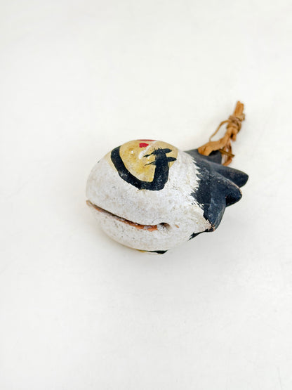 CB287 - Dorei Clay Bell of Rooster Nogomi Ningyō のごみ人形