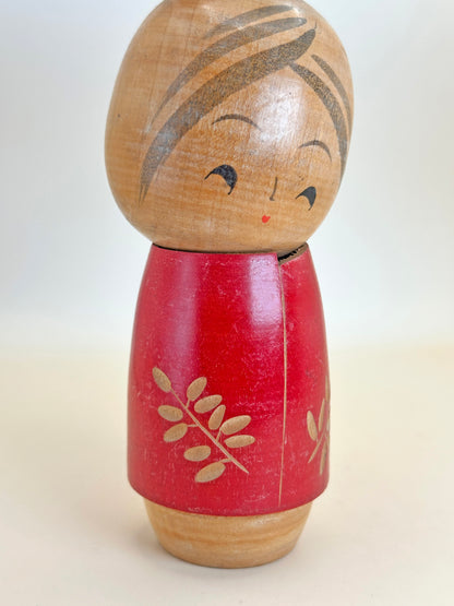 K15084 - Sōsaku Kokeshi by Sato Suigai 佐藤翠涯