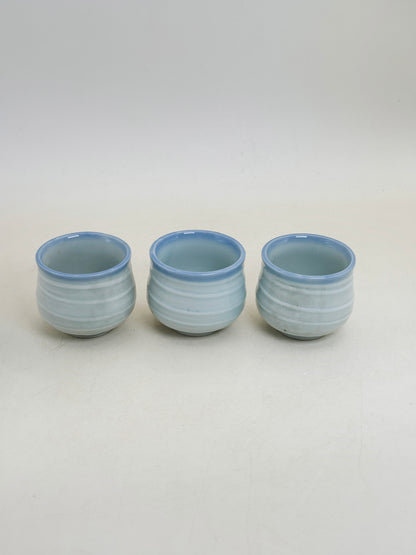 TB322 -  Kutani-yaki guinomi cup set 九谷焼