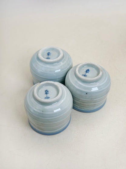 TB322 -  Kutani-yaki guinomi cup set 九谷焼