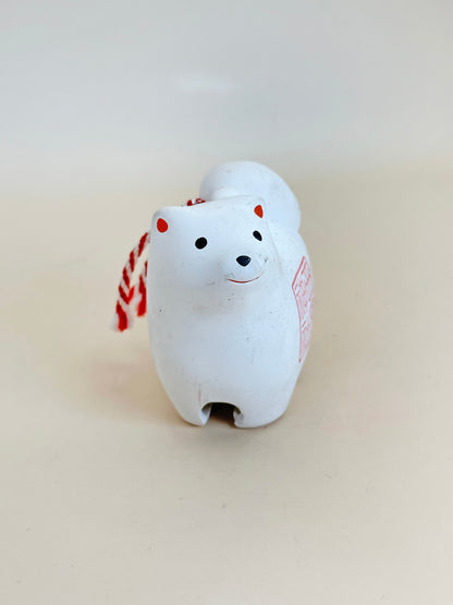 CB091 - Dog Dorei Clay Bell – Nishinomiya Shrine 西宮神社