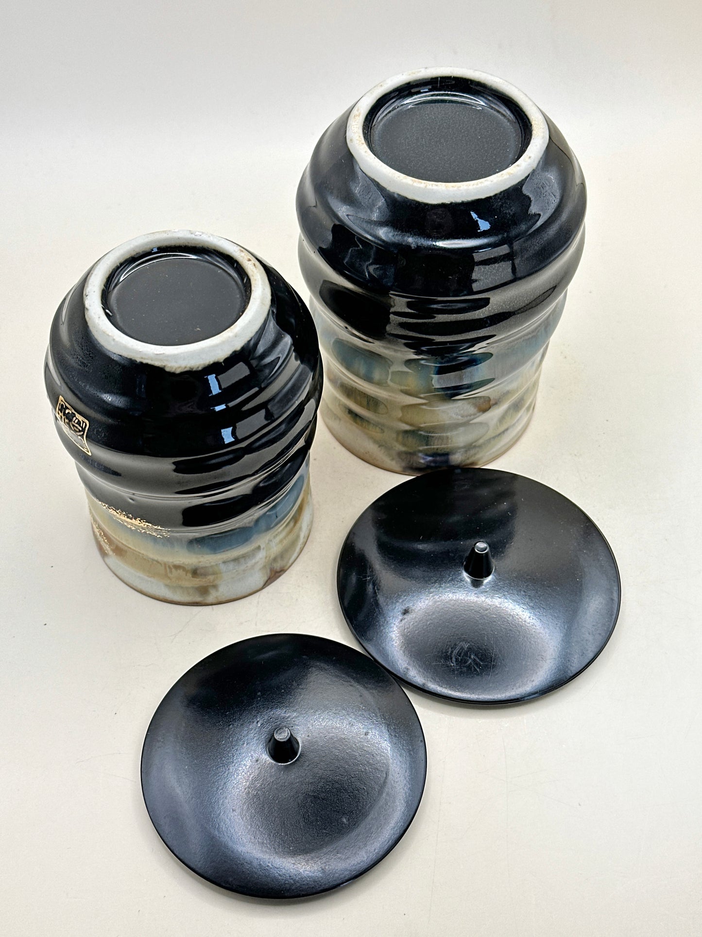 TB212 - Lidded Cup set of by Miura Tōen 三浦陶苑