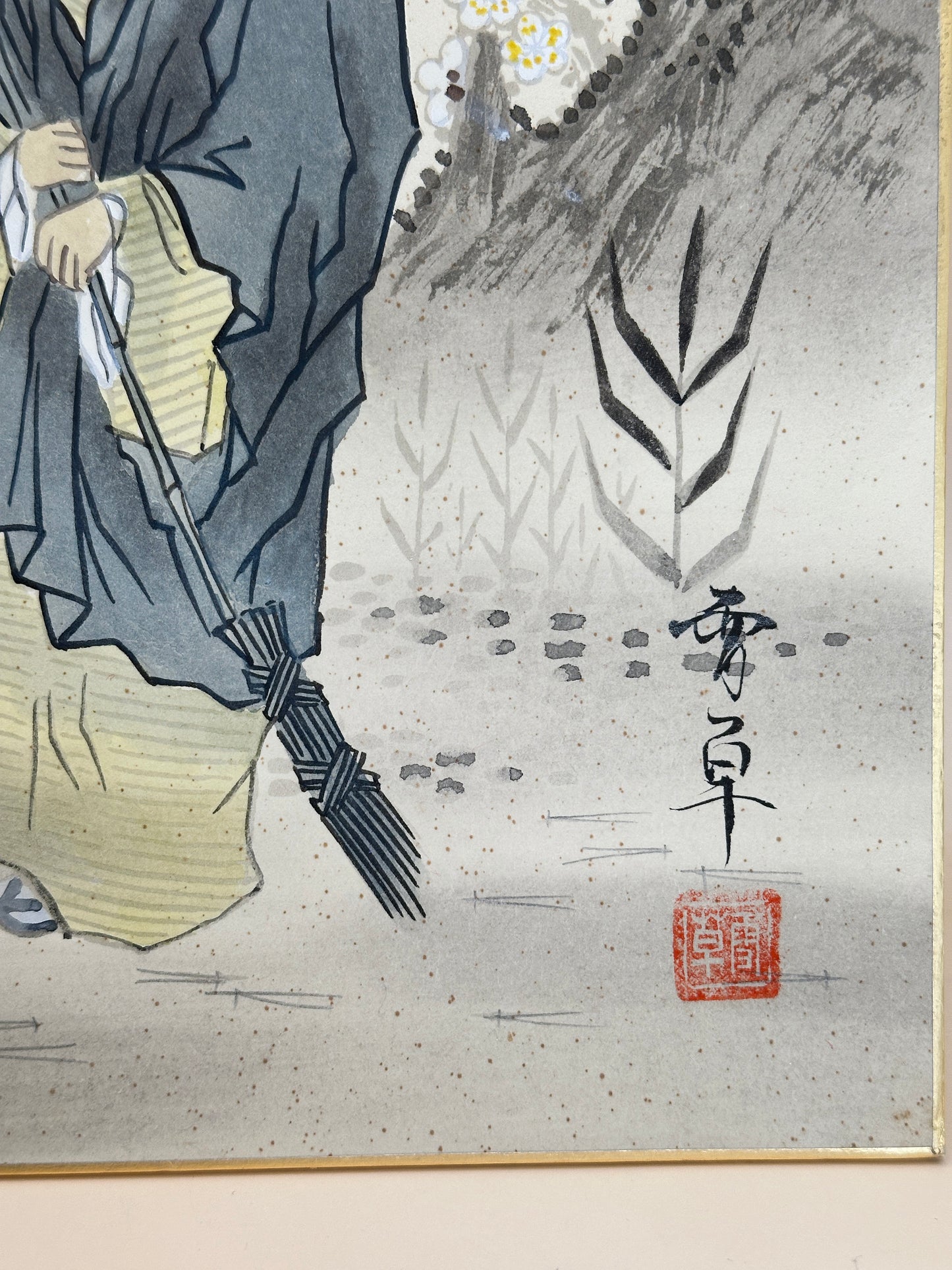 SHP172 - Japan Shikishi Artwork Takasago-zu 高砂図