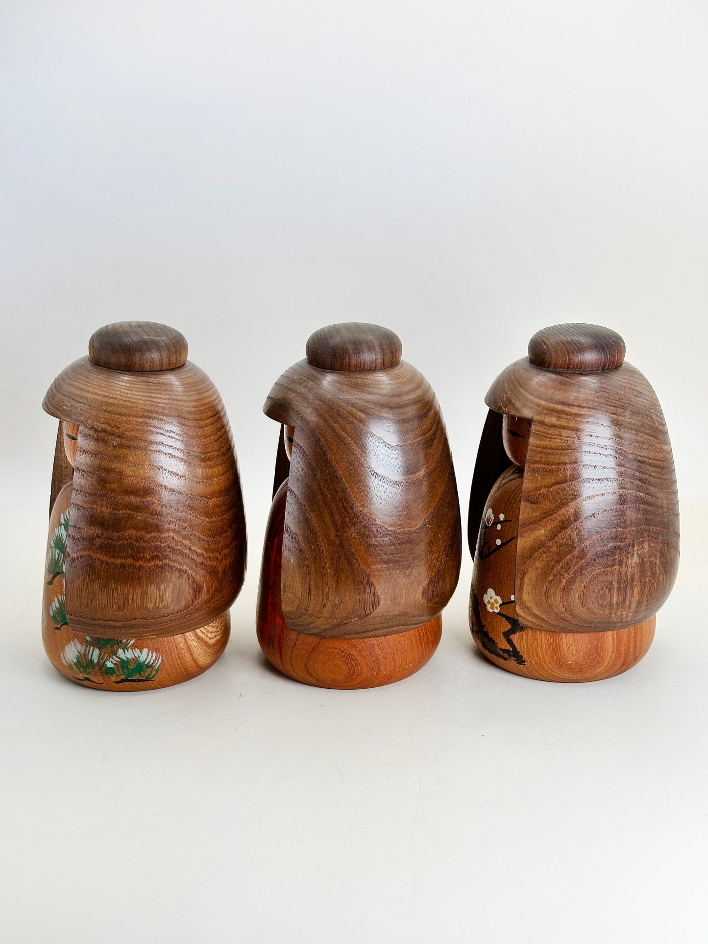 K15130 - Sosaku Kokeshi set by Takeda Daisuke 竹田大介