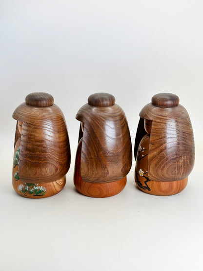 K15130 - Sosaku Kokeshi set by Takeda Daisuke 竹田大介