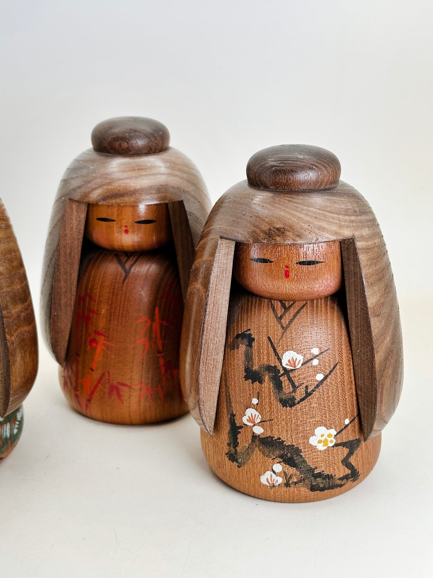 K15130 - Sosaku Kokeshi set by Takeda Daisuke 竹田大介