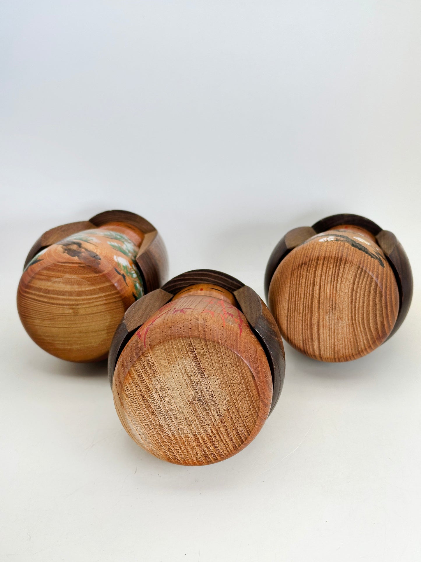 K15130 - Sosaku Kokeshi set by Takeda Daisuke 竹田大介