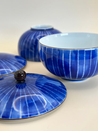 TB65 - Lidded teacups by Fukagawa Seiji 深川製磁