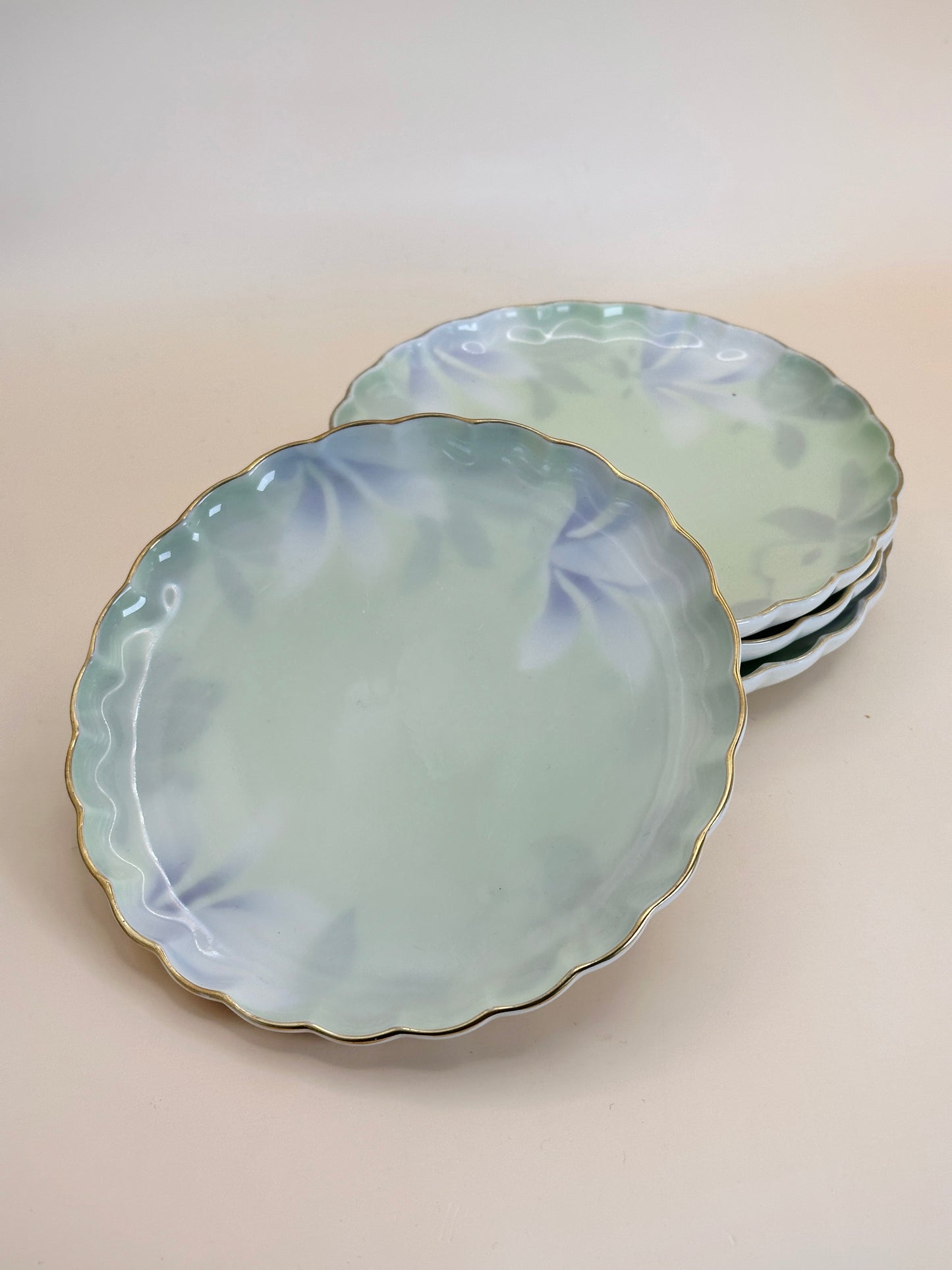 TB66 -  Small Porcelain Dishes by Fukagawa Seiji 深川製磁