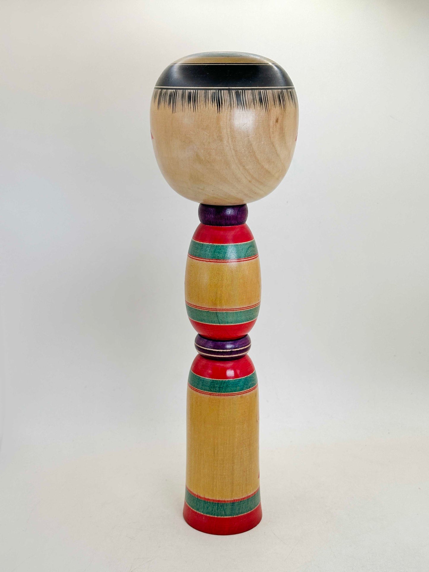 K30064 -  Yajiro Kokeshi by Tsugio Sato 佐藤次雄