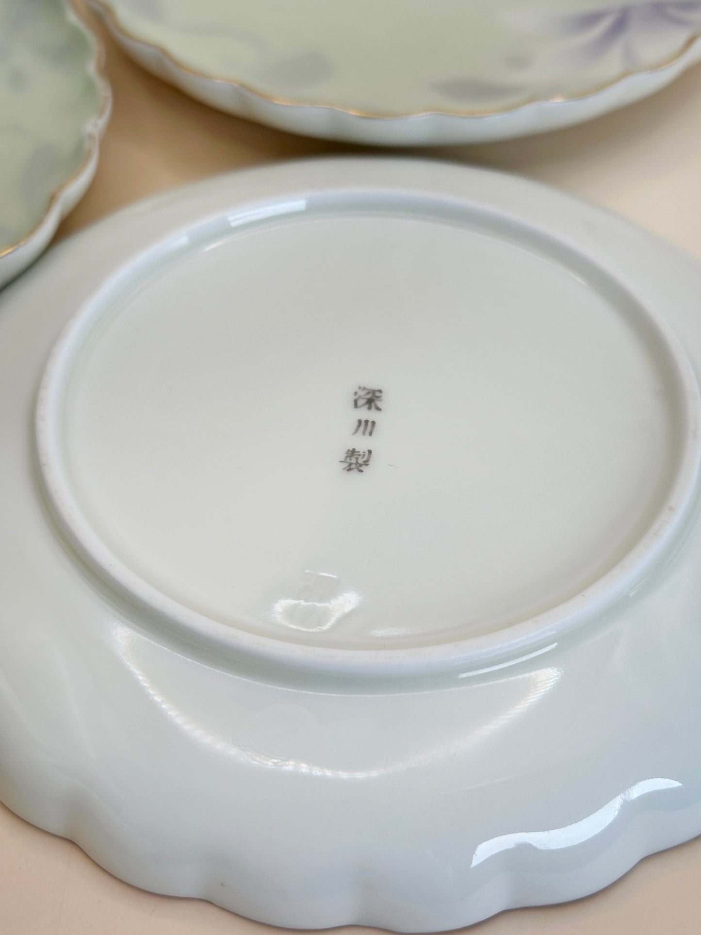 TB66 -  Small Porcelain Dishes by Fukagawa Seiji 深川製磁