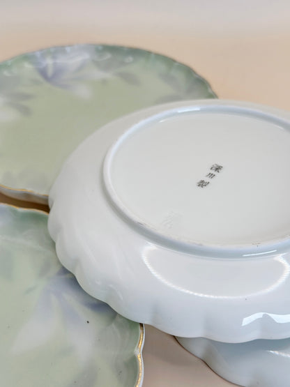 TB66 -  Small Porcelain Dishes by Fukagawa Seiji 深川製磁