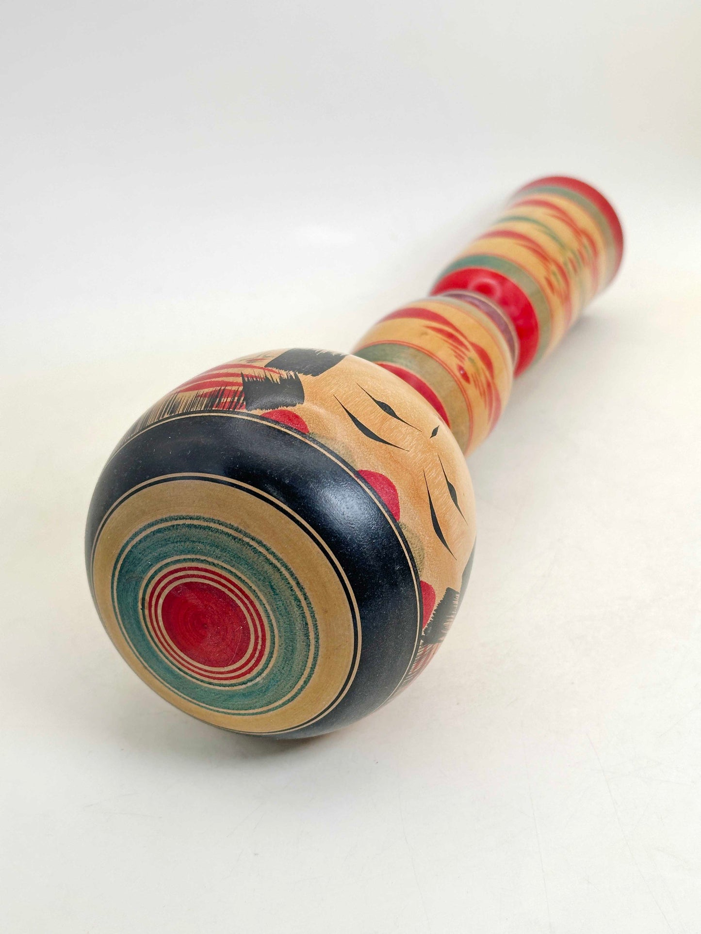 K30064 -  Yajiro Kokeshi by Tsugio Sato 佐藤次雄