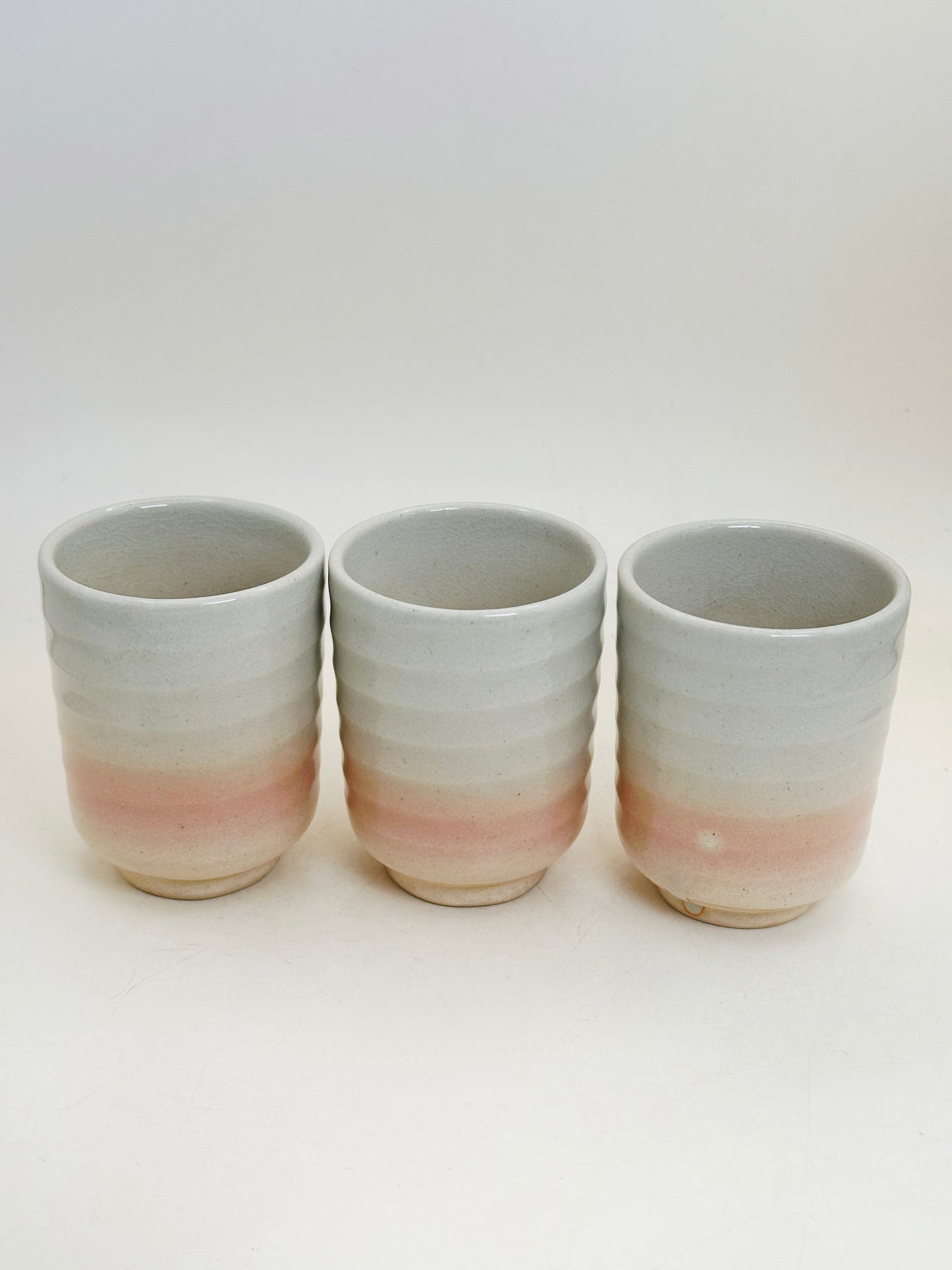 TB329 - Hagi-yaki yunomi tea cup set 萩焼