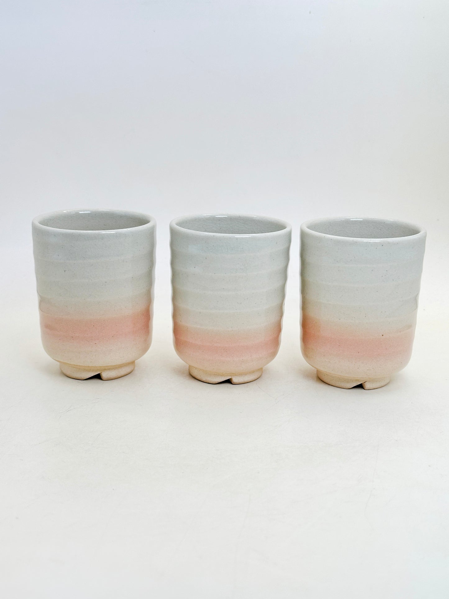 TB329 - Hagi-yaki yunomi tea cup set 萩焼