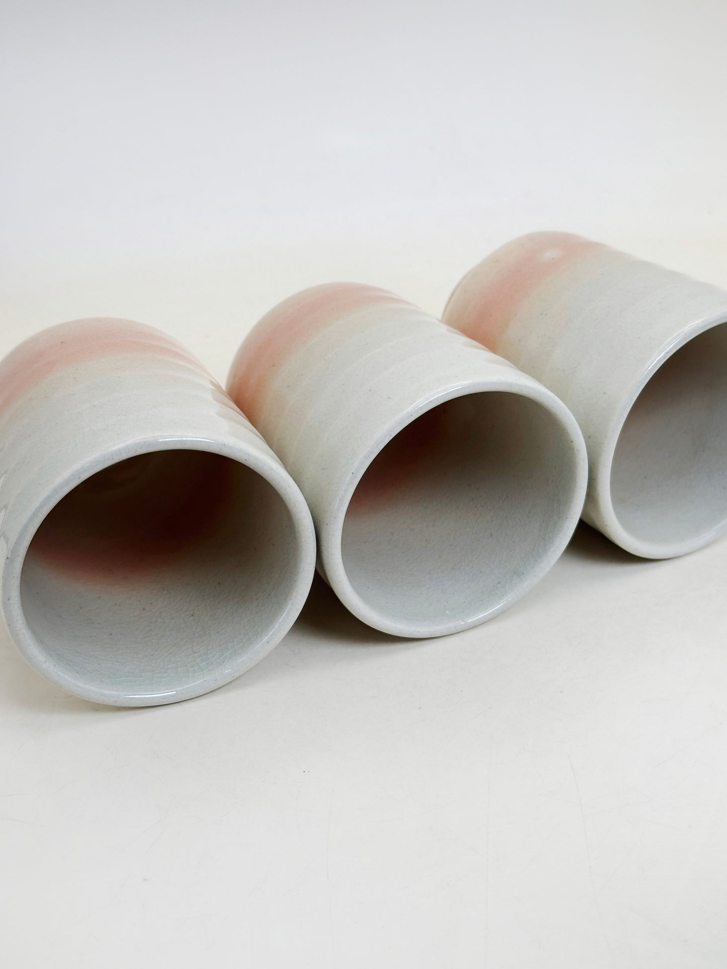 TB329 - Hagi-yaki yunomi tea cup set 萩焼