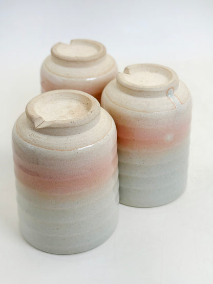 TB329 - Hagi-yaki yunomi tea cup set 萩焼