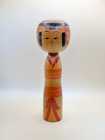 K25063 - Yajirō kokeshi by Ishikawa Tokujiro 石川篤次郎