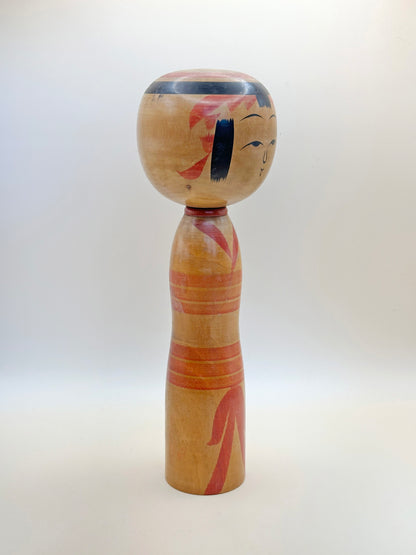 K25063 - Yajirō kokeshi by Ishikawa Tokujiro 石川篤次郎