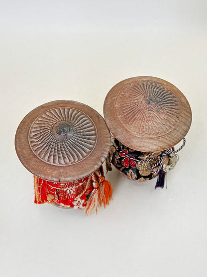 K10199 - Omiyage Kasa kokeshi of Couple 笠夫婦