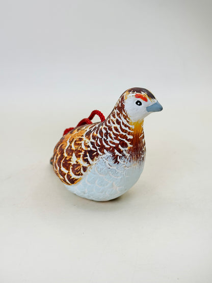 CB208 - Raichō Dorei Clay Bell from Shinanoji 信濃路