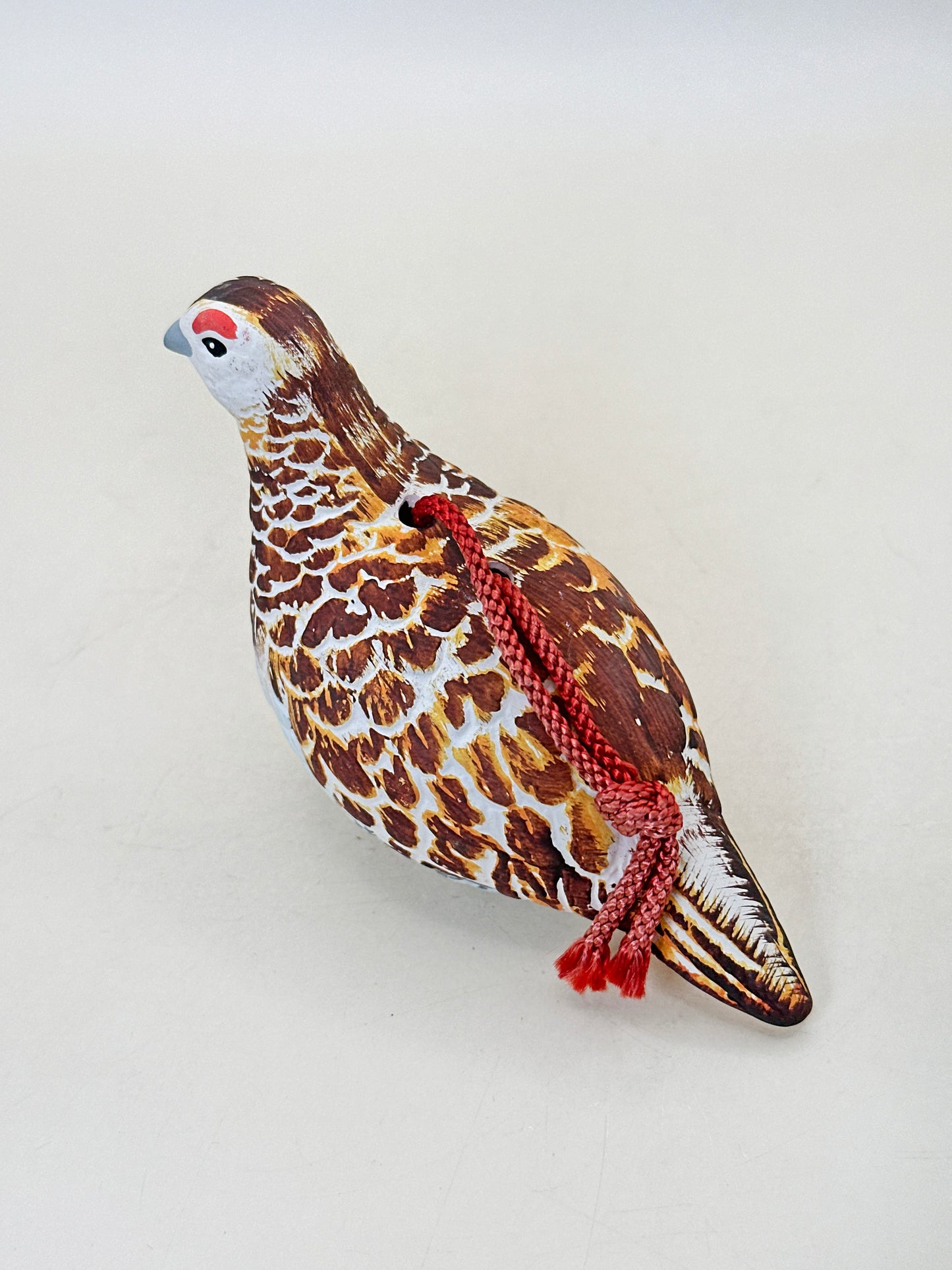 CB208 - Raichō Dorei Clay Bell from Shinanoji 信濃路